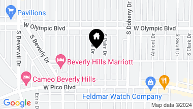 Map of 450 S Maple Drive 505, Beverly Hills CA, 90212