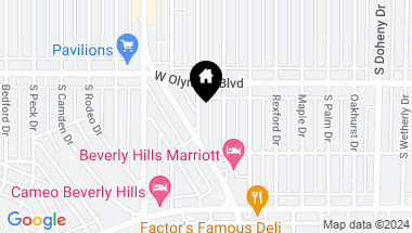 Map of 434 S CANON DR Unit: 201, BEVERLY HILLS CA, 90212
