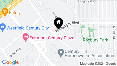 Map of 2160 Century Park Unit: 802 N, Los Angeles CA, 90067