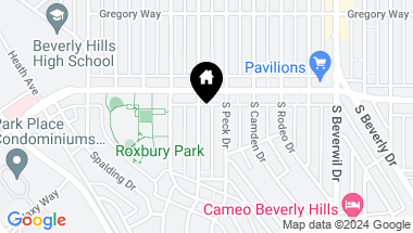Map of 426 S Bedford Drive, Beverly Hills CA, 90212