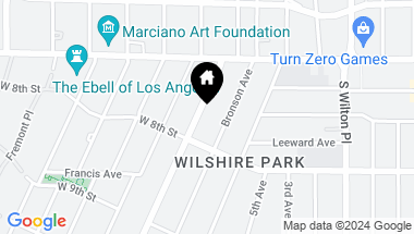 Map of 730 Crenshaw Boulevard, Los Angeles CA, 90005