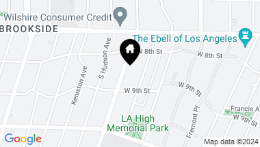 Map of 836 S Rimpau Boulevard, Los Angeles CA, 90005