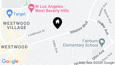 Map of 10727 Wilshire Blvd Unit: 1705, Los Angeles CA, 90024