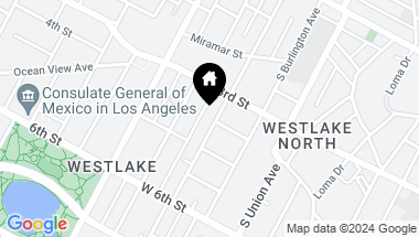 Map of 329 S BONNIE BRAE Street, Los Angeles CA, 90057
