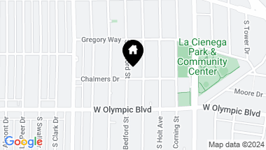 Map of 858 S Bedford Street, Los Angeles CA, 90035