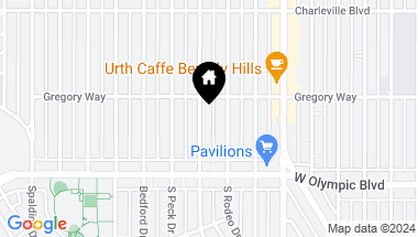 Map of 312 S CAMDEN DR, BEVERLY HILLS CA, 90212