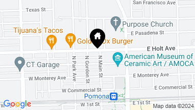 Map of 200 W Holt Avenue, Pomona CA, 91768