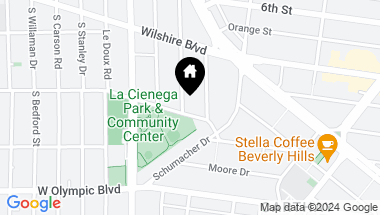 Map of 236 S Gale Drive B, Beverly Hills CA, 90211