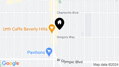 Map of 261 S Reeves Dr Unit: 203, Beverly Hills CA, 90212