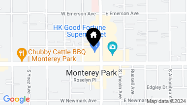 Map of 127 N Garfield Ave Y, Monterey Park CA, 91754