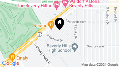 Map of 9950 DURANT Drive 207, Beverly Hills CA, 90212