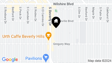 Map of 235 S Reeves Drive 305, Beverly Hills CA, 90212