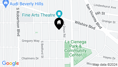 Map of 216 S Stanley Drive, Beverly Hills CA, 90211