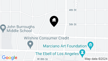 Map of 524 S Muirfield Road, Los Angeles CA, 90020