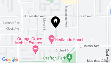 Map of 1721 E Colton Avenue 110, Redlands CA, 92374
