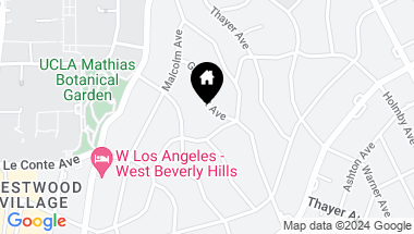 Map of 851 Glenmont Avenue, Los Angeles CA, 90024