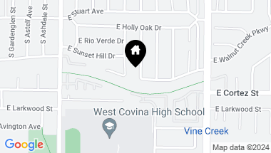 Map of 507 Cherrywood, West Covina CA, 91791