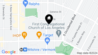 Map of 436 S Virgil AVE Unit: 202, LOS ANGELES CA, 90020