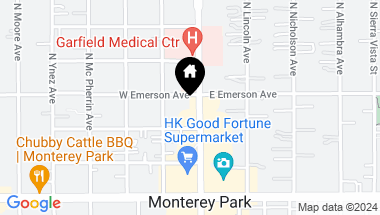Map of 319 N Garfield Avenue, Monterey Park CA, 91754