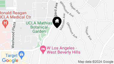 Map of 809 Malcolm Avenue, Los Angeles CA, 90024