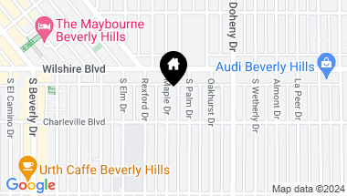 Map of 132 S Maple Drive 301, Beverly Hills CA, 90212