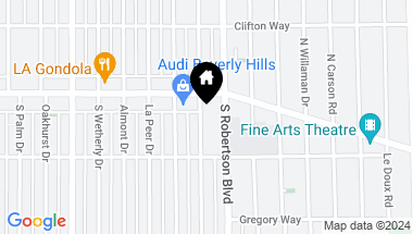 Map of 122 Clark Drive #401, West Hollywood CA, 90048