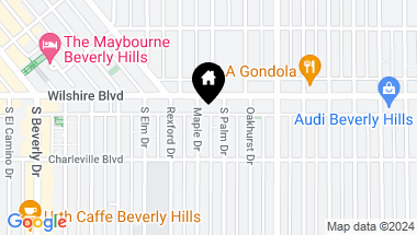 Map of 9200 Wilshire Unit: 302E, Beverly Hills CA, 90212