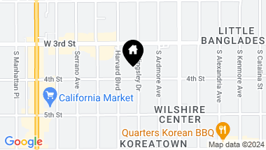 Map of 355 S Kingsley Dr, Los Angeles CA, 90020