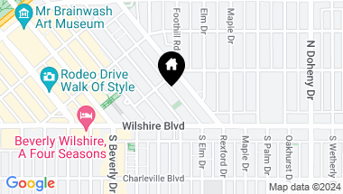 Map of 170 N Crescent Dr, Beverly Hills CA, 90210