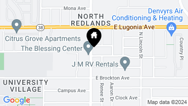 Map of 1158 Judson Street, Redlands CA, 92374