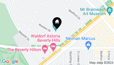 Map of 514 N Walden Drive, Beverly Hills CA, 90210