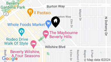 Map of 214 N Crescent Drive 3, Beverly Hills CA, 90210
