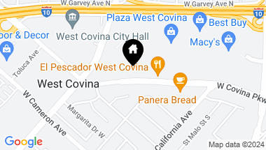 Map of 1215 West Covina Parkway, West Covina CA, 91790