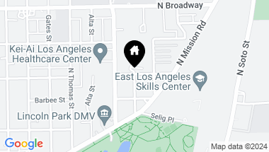 Map of 3711 Baldwin Street 503, Los Angeles CA, 90031