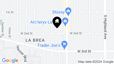 Map of 183 S Detroit St, Los Angeles CA, 90036