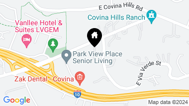 Map of 1478 E Holt Avenue, Covina CA, 91724