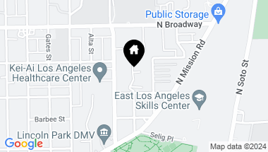 Map of 3711 Baldwin St 708, Los Angeles CA, 90031