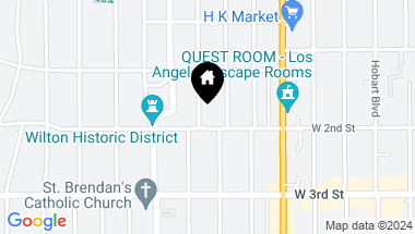 Map of 148 S Gramercy PL Unit: 15, LOS ANGELES CA, 90004