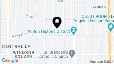 Map of 146 S Norton Ave, Los Angeles CA, 90004