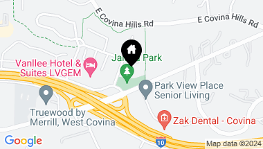 Map of 970 S Village Oaks Drive, Covina CA, 91724