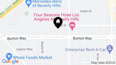 Map of 321 N Oakhurst Drive 601, Beverly Hills CA, 90210