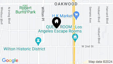 Map of 105 S St Andrews Pl, Los Angeles CA, 90004
