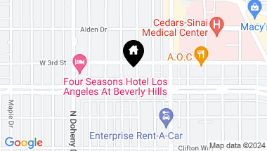 Map of 325 S Swall Dr Unit: 404, Los Angeles CA, 90048