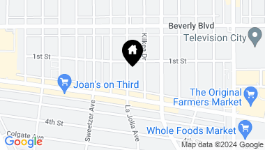Map of 118 S La Jolla Ave, Los Angeles CA, 90048