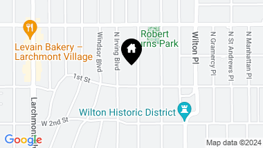 Map of 123 N Norton Avenue, Los Angeles CA, 90004