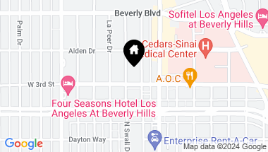 Map of 141 S Clark Dr Unit: 426, West Hollywood CA, 90048