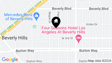 Map of 339 N Palm Drive 104, Beverly Hills CA, 90210