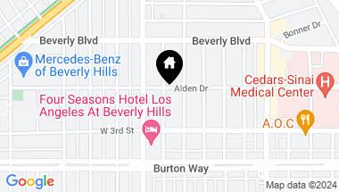 Map of 108 S Wetherly Dr Unit: 3, Los Angeles CA, 90048