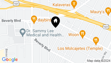 Map of 220 N Hoover ST, LOS ANGELES CA, 90004