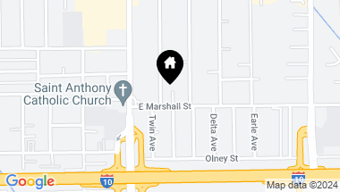 Map of 8257 E Marshall Street, San Gabriel CA, 91776